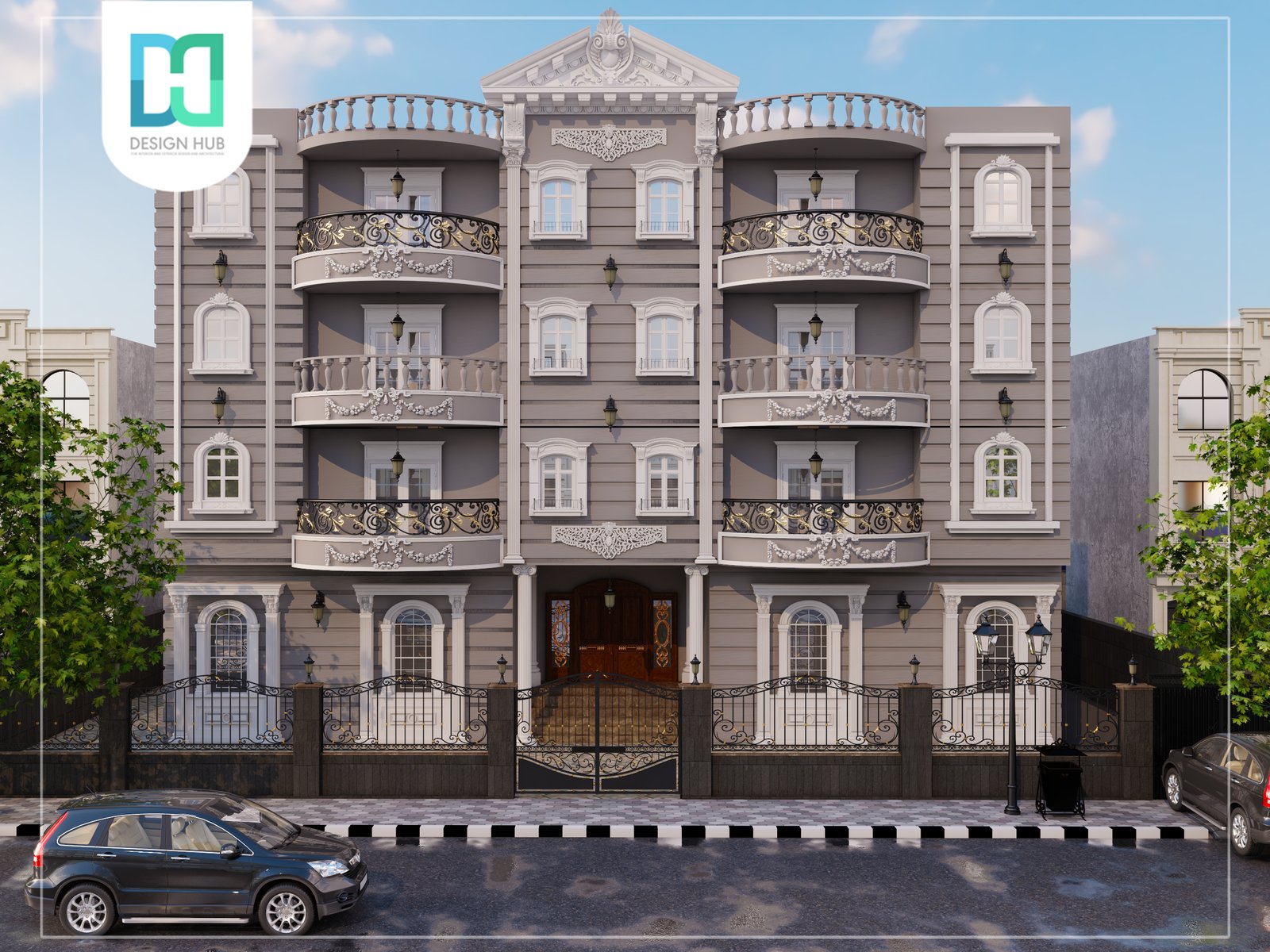Building facades — exterior design by Design Hub
