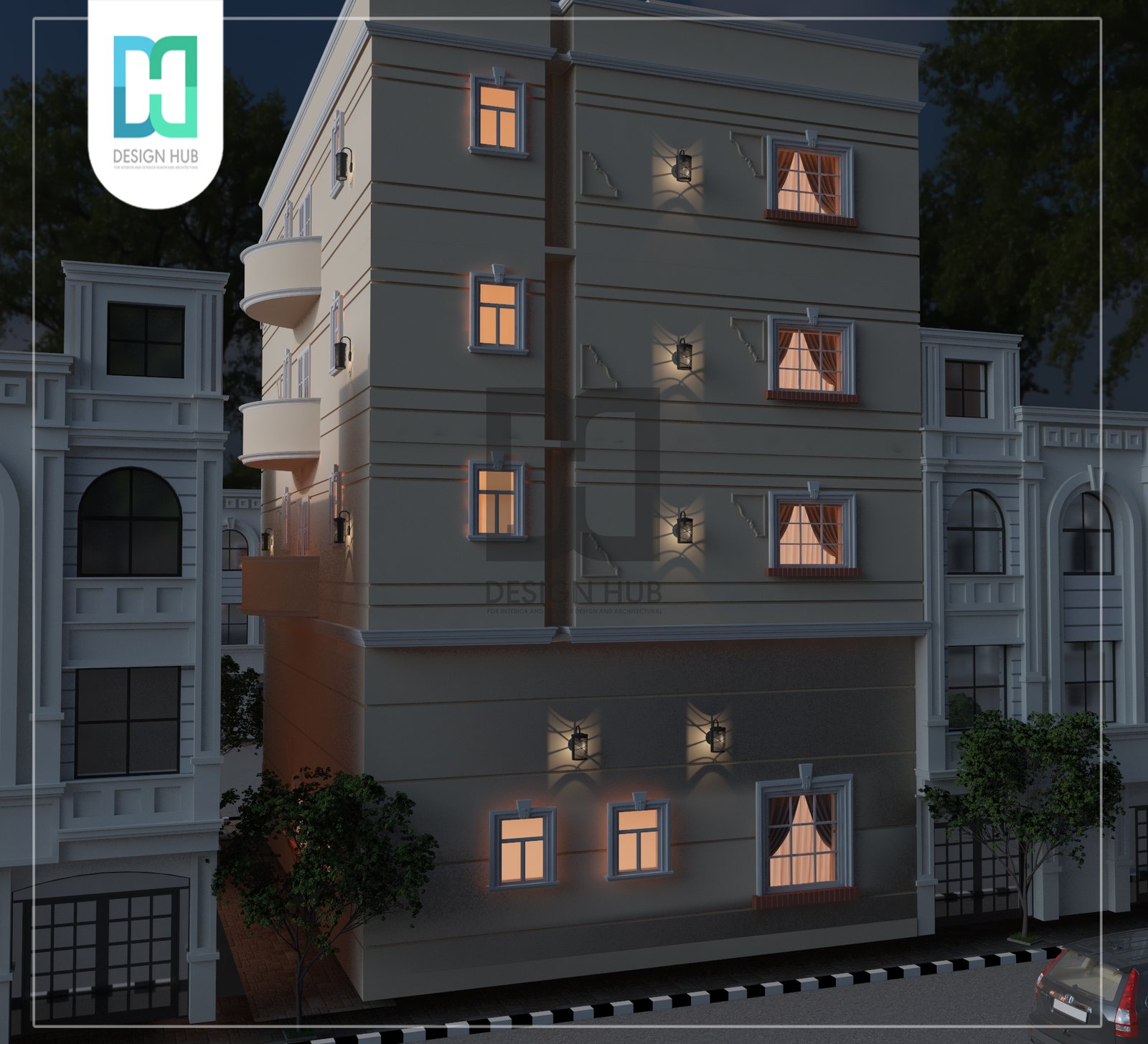 Composite facades — exterior design by Design Hub