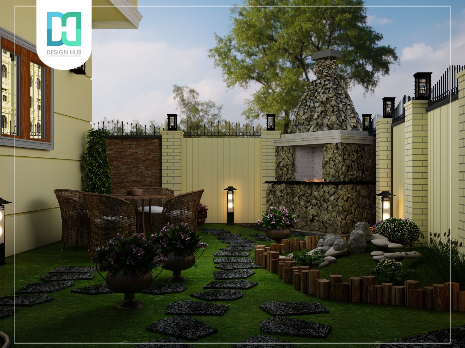 Landscape architecture — exterior design by Design Hub